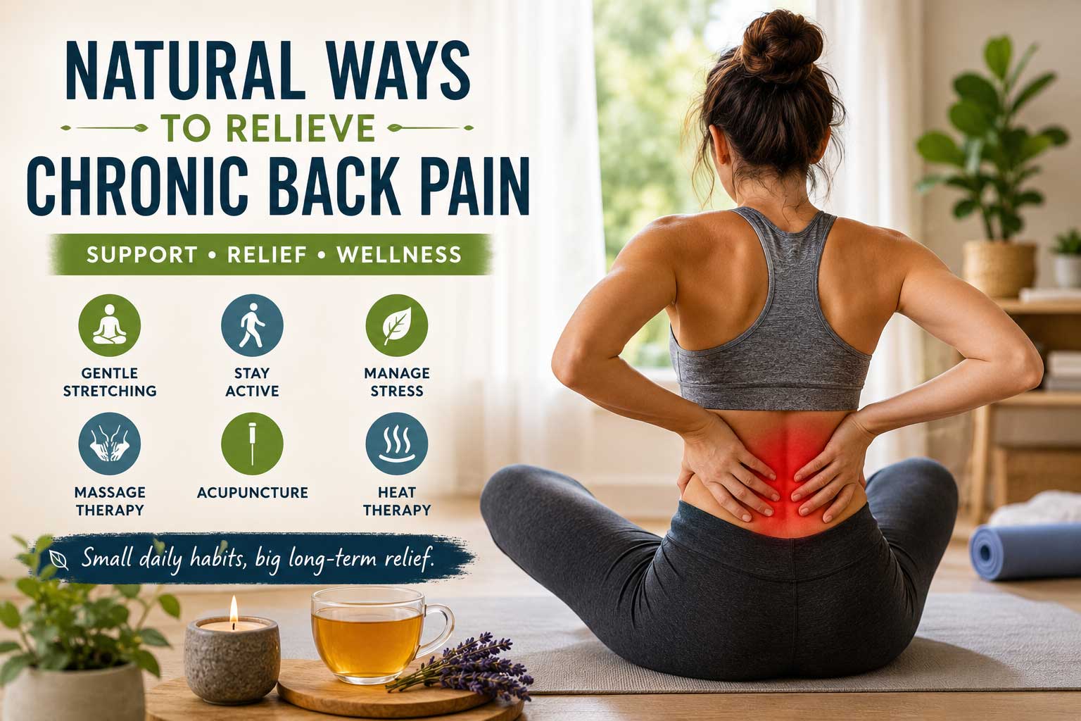 natural ways to relieve chronic back pain